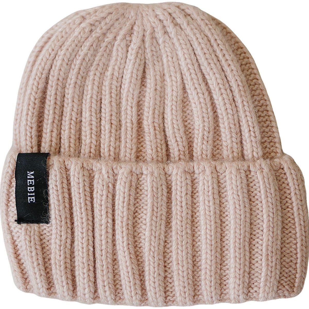 Light Pink Chunky Knit Beanie - LITTLE RAD THINGS