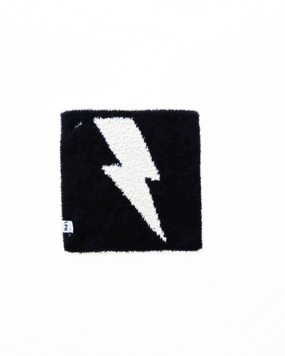 Lightning Bolt Plush Lovey | Black - LITTLE RAD THINGS