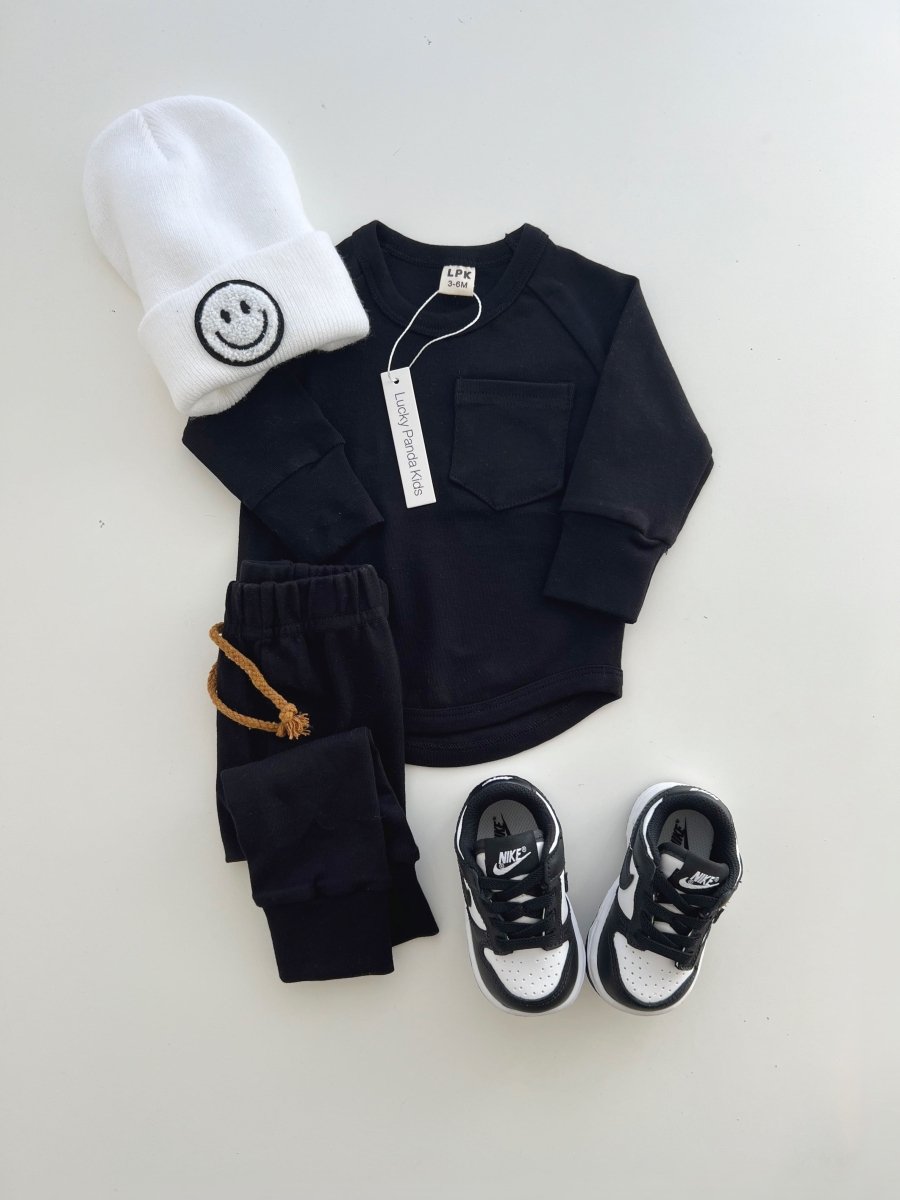 Lounge Set | Black - LITTLE RAD THINGS