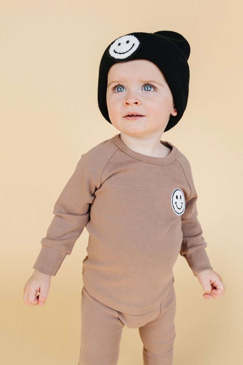 Lounge Set | Smiley Mocha - LITTLE RAD THINGS