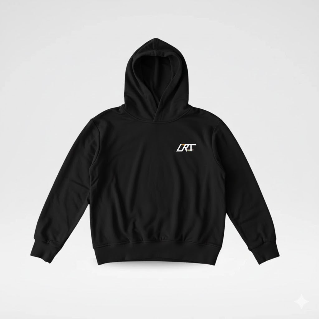 LRT BAMBOO HOODIE - BLACK - LITTLE RAD THINGS