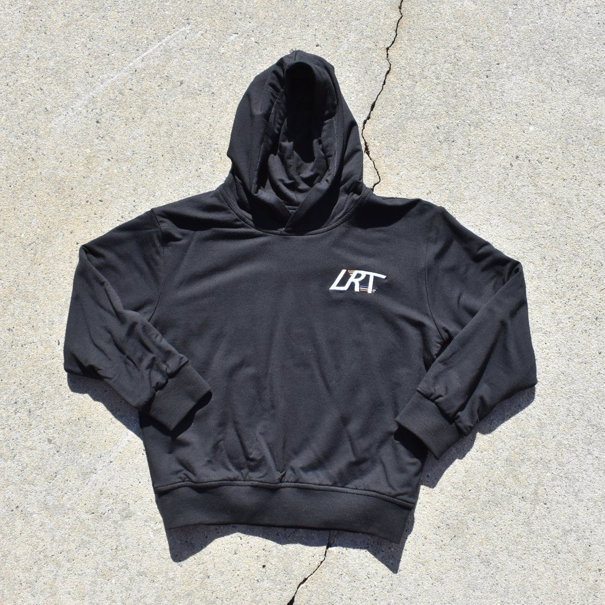 LRT BAMBOO HOODIE - BLACK - LITTLE RAD THINGS