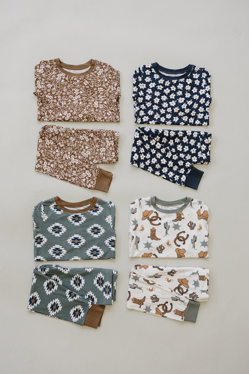 Outlaw Cowboy Ribbed Bamboo Cozy Set - LITTLE RAD THINGS