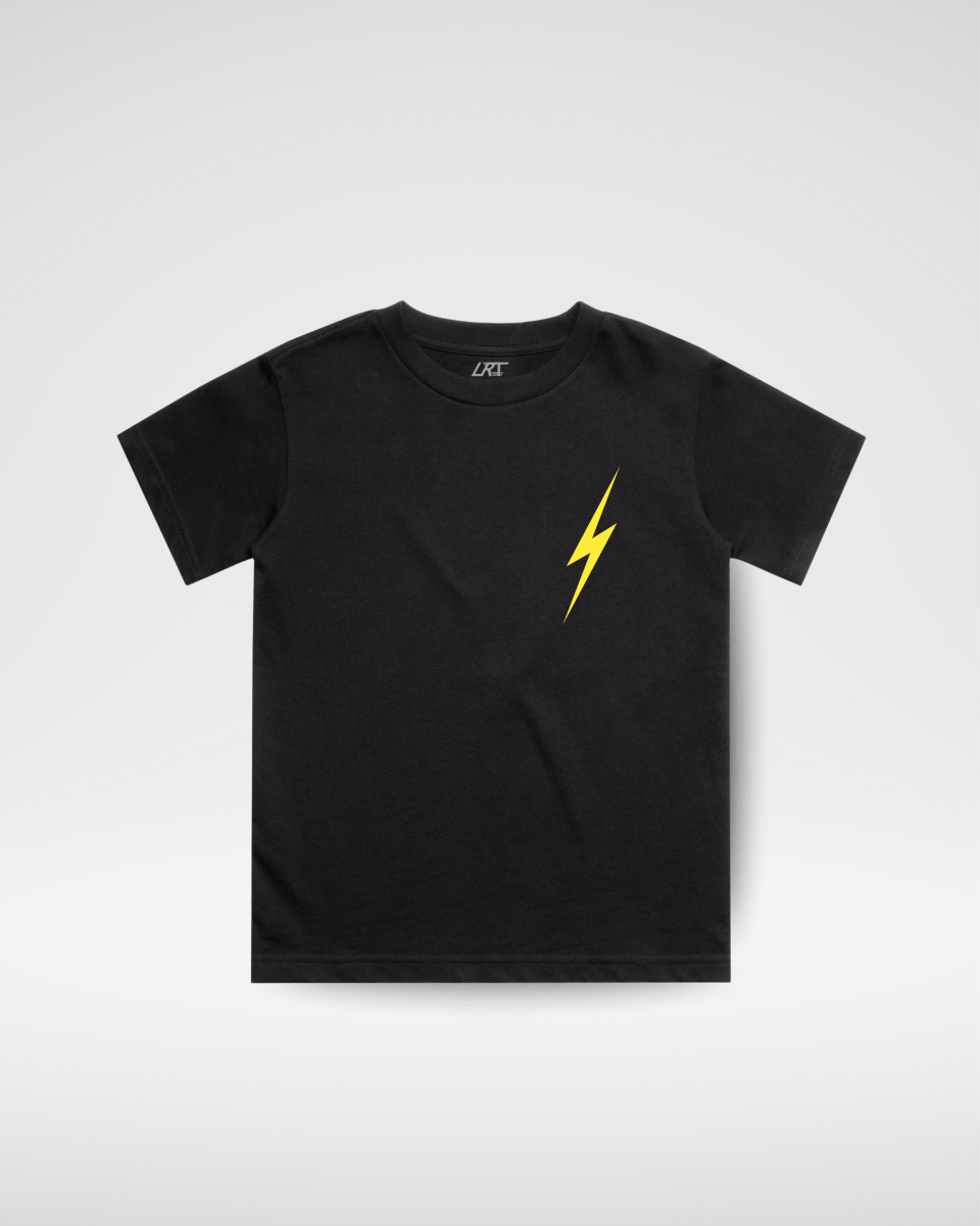POCKET BOLT TEE - BLACK - LITTLE RAD THINGS