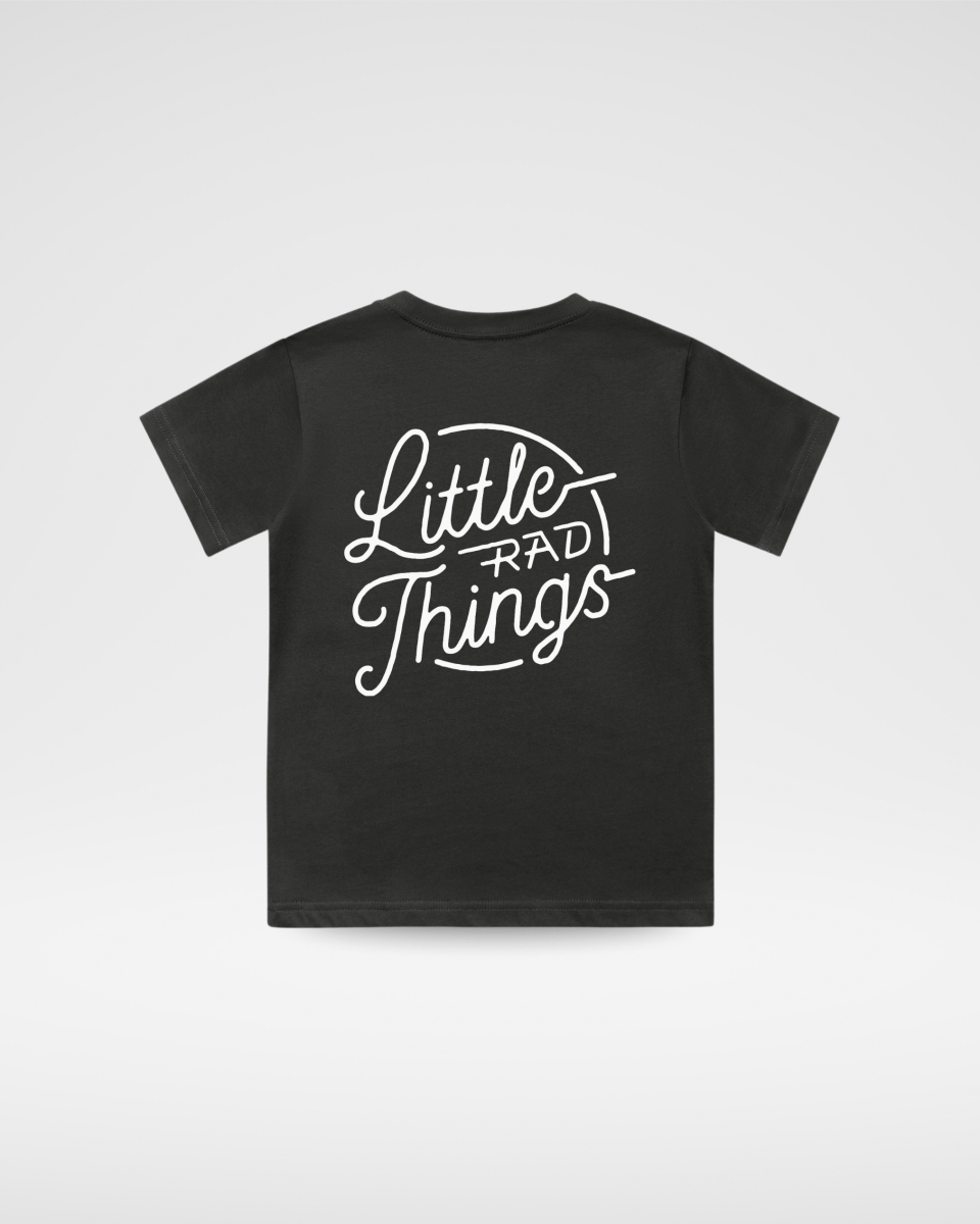 RAD CIRCLE LOGO TEE - SMOKE - LITTLE RAD THINGS