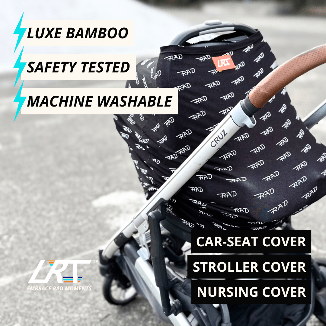 RAD MULTI - USE COVER FOR INFANT NURSING - BLACK - LITTLE RAD THINGS