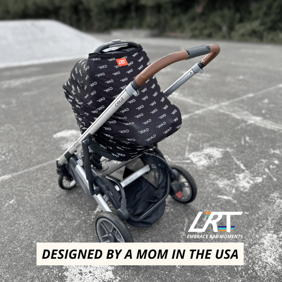 RAD MULTI - USE COVER FOR INFANT NURSING - BLACK - LITTLE RAD THINGS