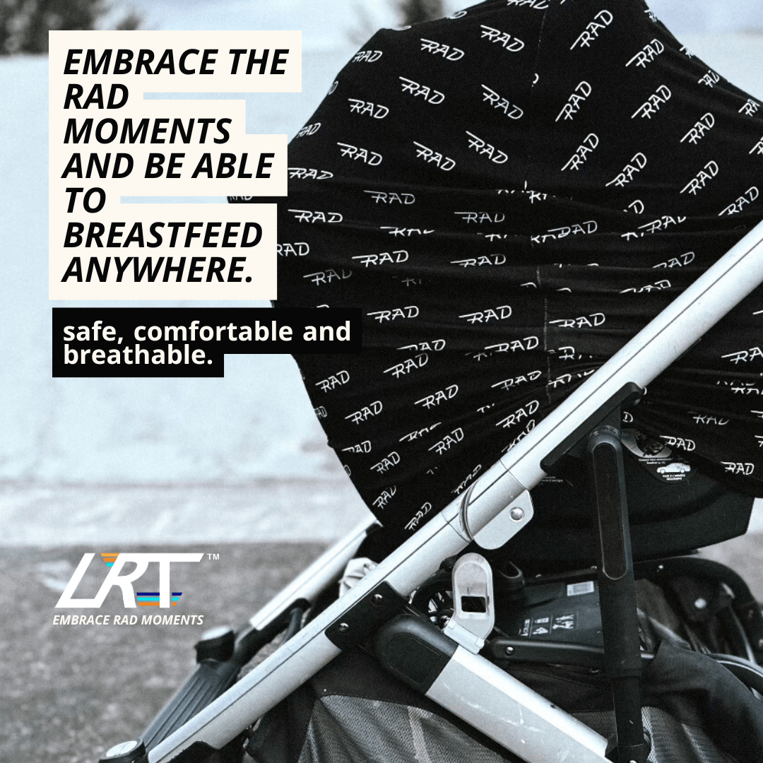 RAD MULTI - USE COVER FOR INFANT NURSING - BLACK - LITTLE RAD THINGS