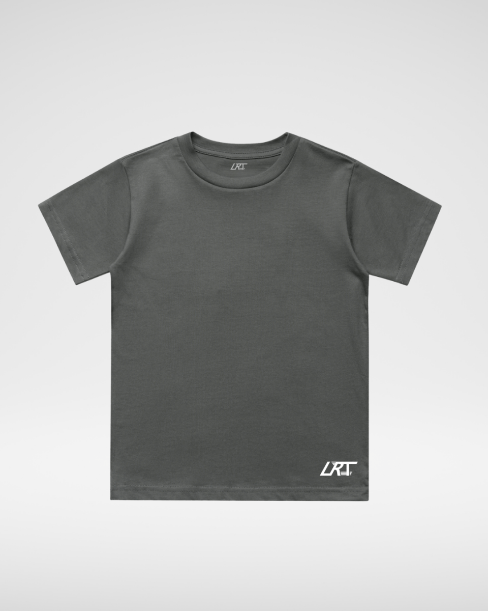 RAD ORGANICS COTTON TEE - DARK GRAY - LITTLE RAD THINGS