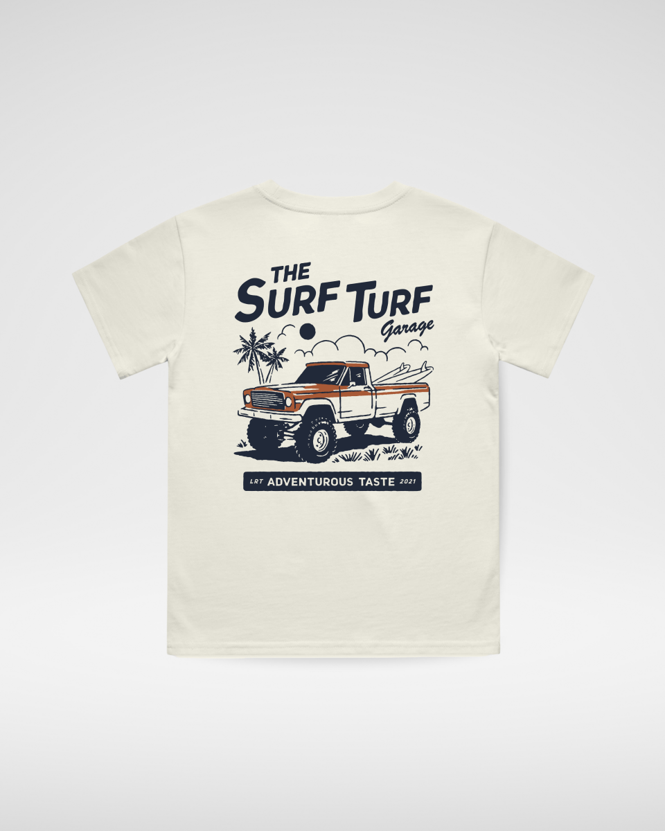 RAD SURF TURF TEE - LITTLE RAD THINGS