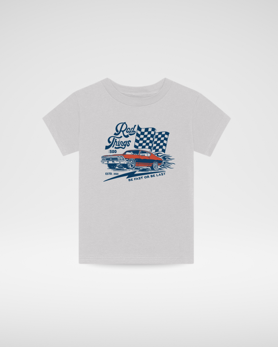 RAD THINGS 500 TEE - GREY - LITTLE RAD THINGS
