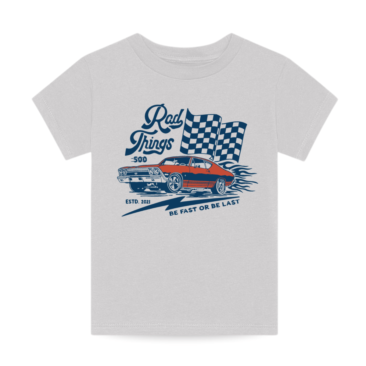 RAD THINGS 500 TEE - GREY - LITTLE RAD THINGS