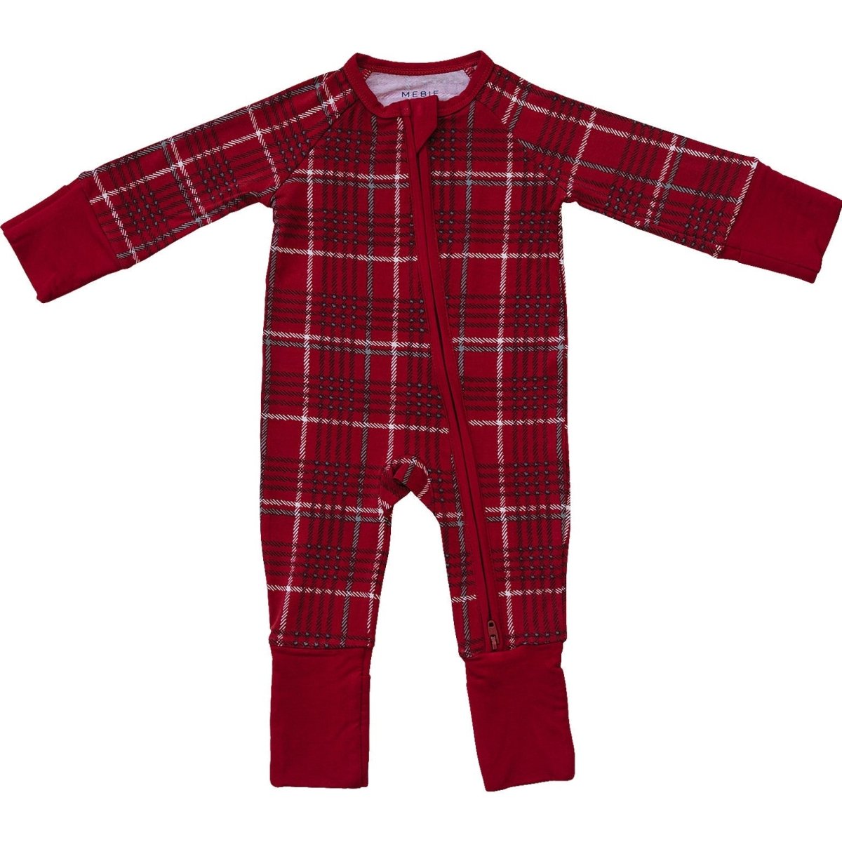 Red Plaid Bamboo Zipper - LITTLE RAD THINGS