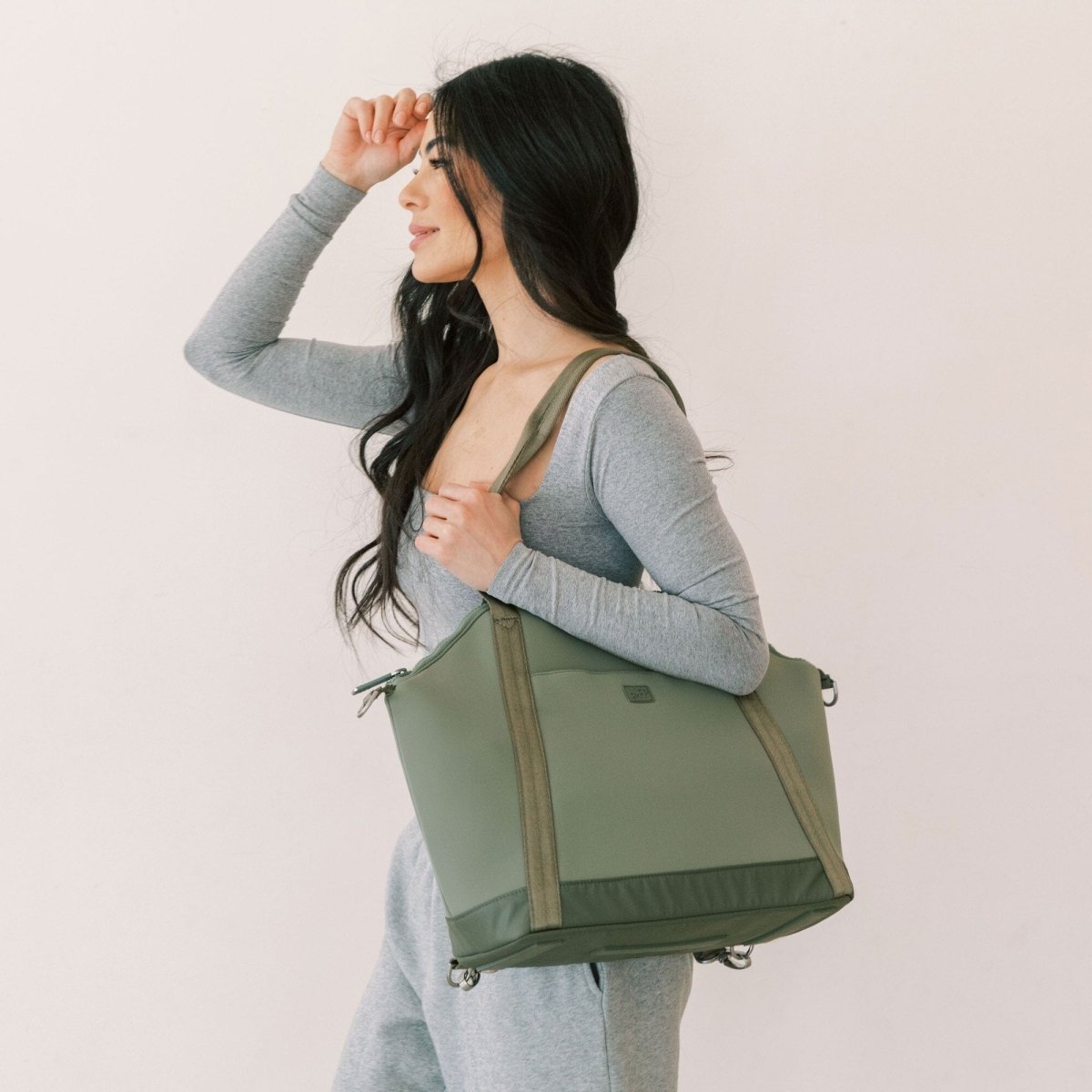 Sage Seoul Diaper Bag Tote - LITTLE RAD THINGS