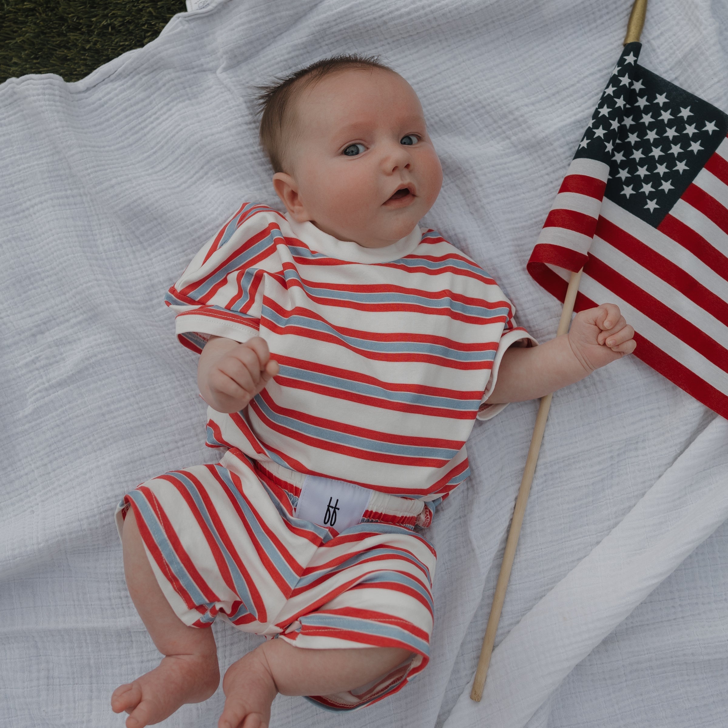 Child Short Set | Heritage Stripe