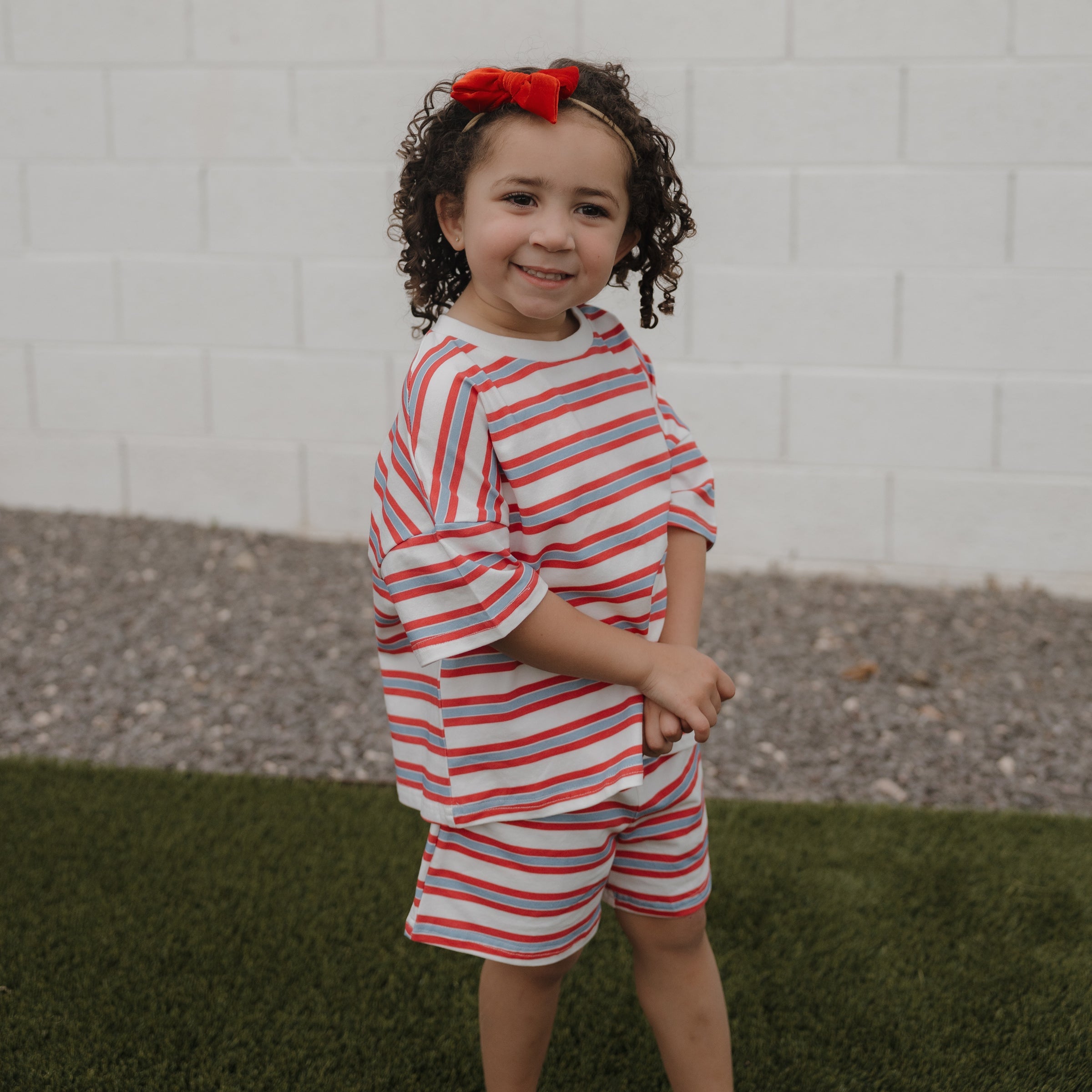 Child Short Set | Heritage Stripe