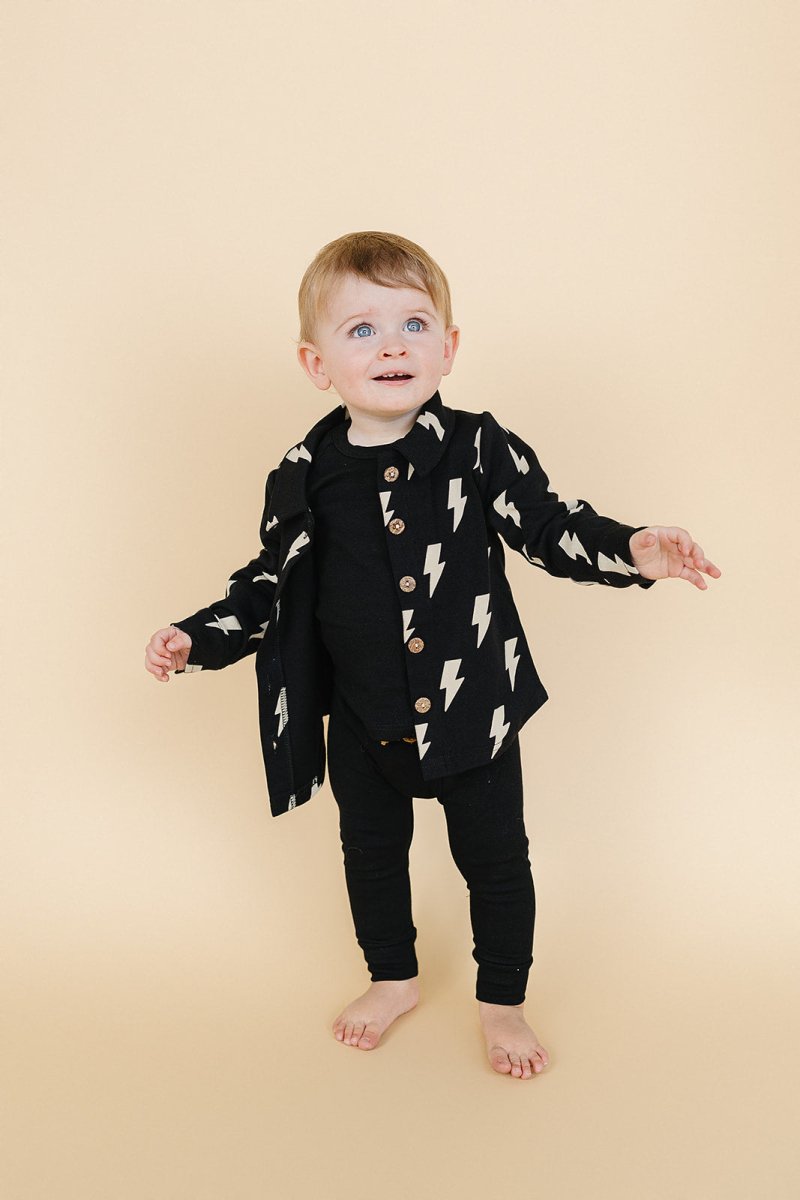 Shacket | Black Bolts - LITTLE RAD THINGS