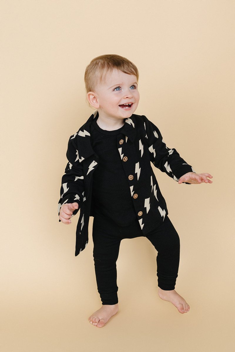 Shacket | Black Bolts - LITTLE RAD THINGS