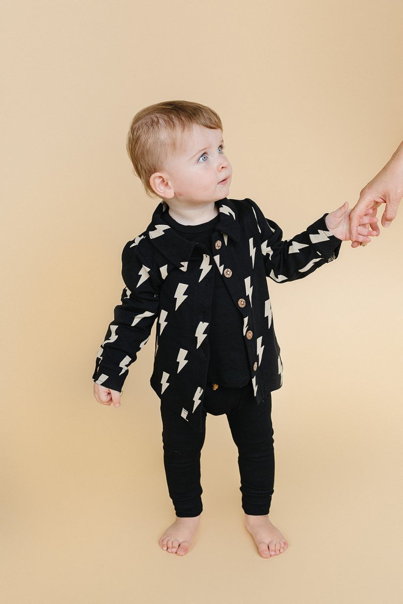 Shacket | Black Bolts - LITTLE RAD THINGS