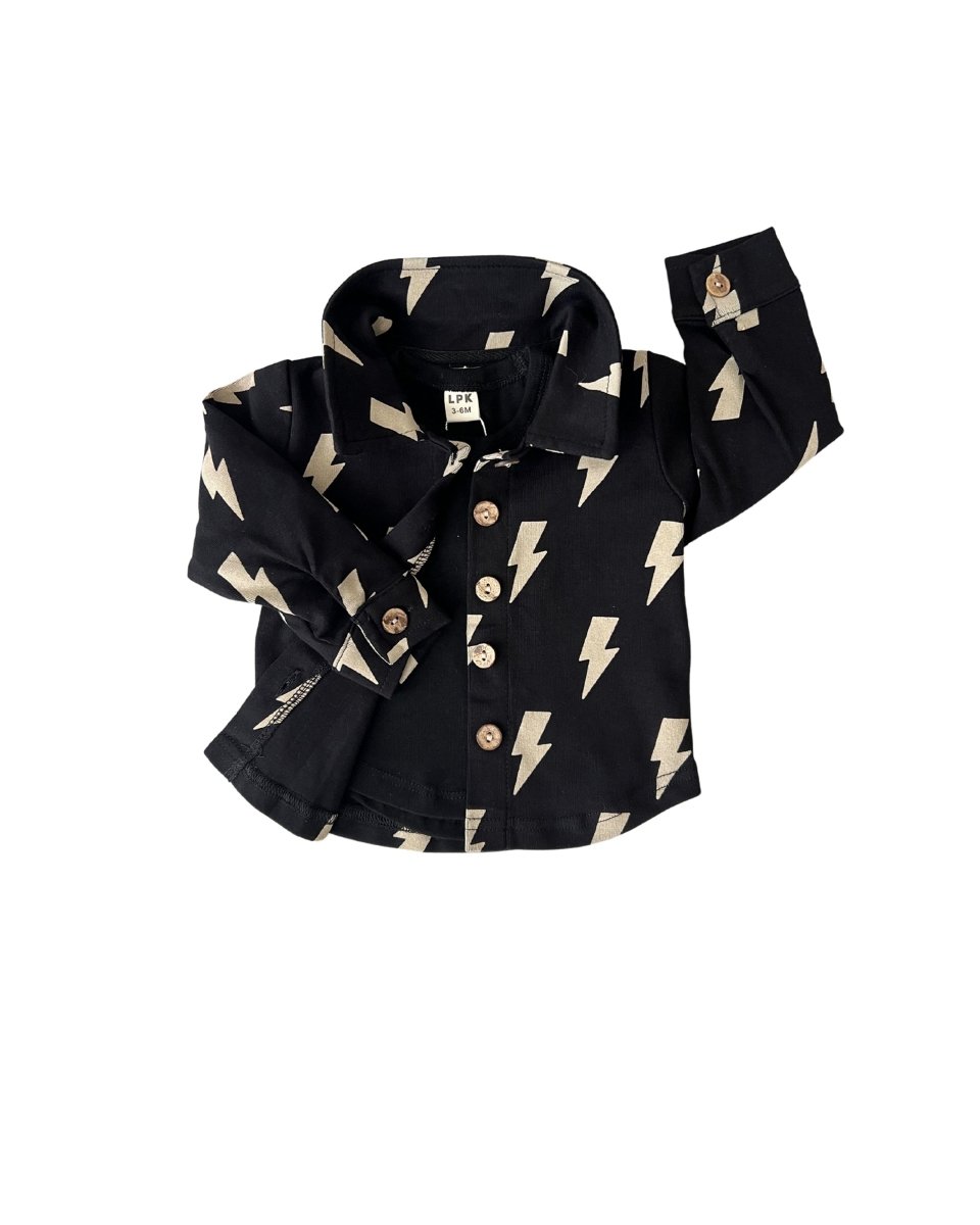 Shacket | Black Bolts - LITTLE RAD THINGS