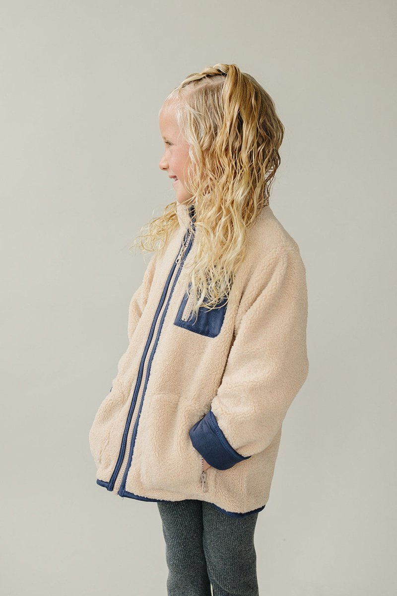 Sherpa Zip - Up Jacket - LITTLE RAD THINGS