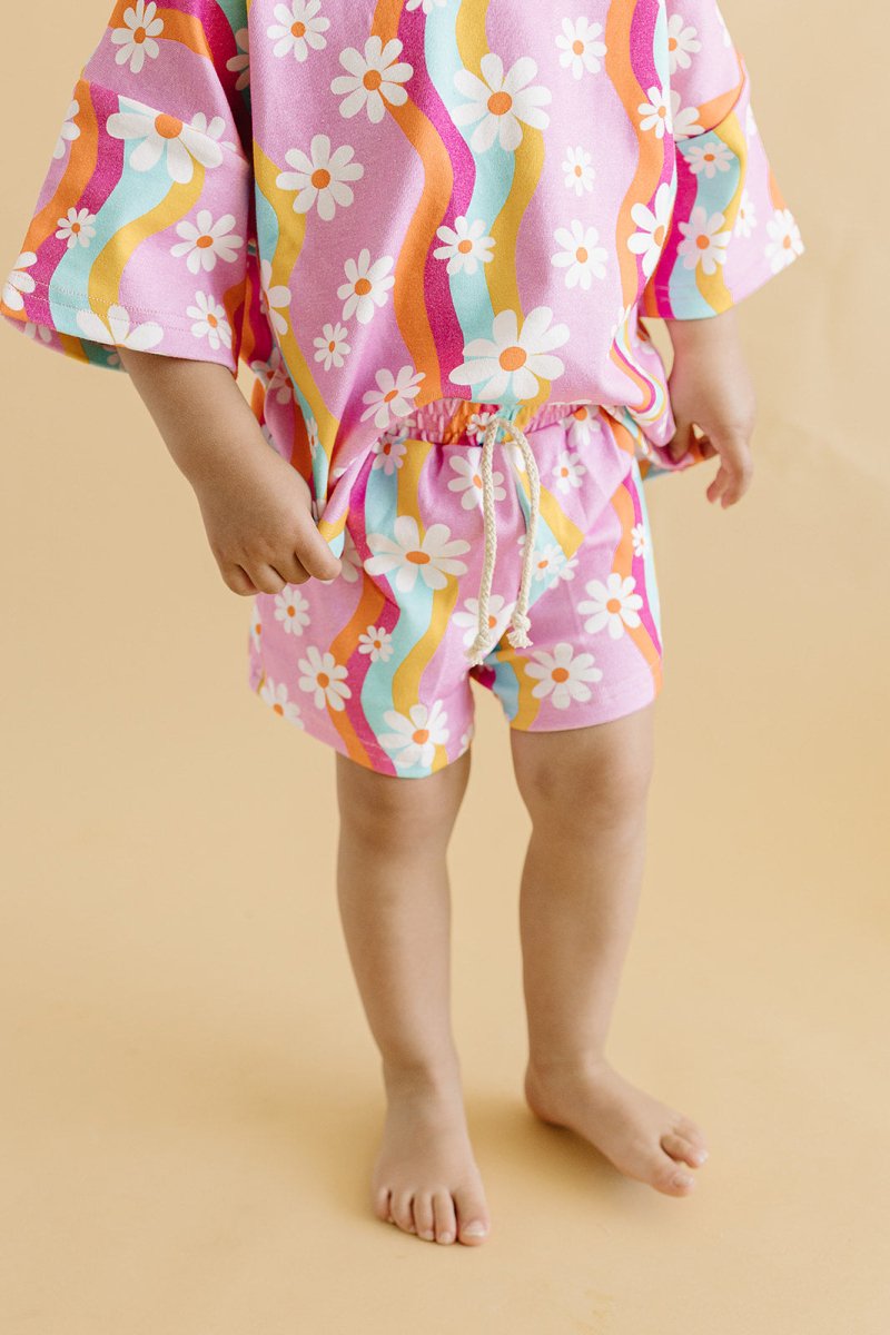 Shorts Set | Groovy Daisy - LITTLE RAD THINGS