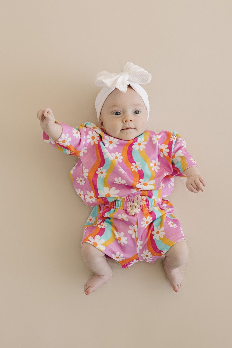 Shorts Set | Groovy Daisy - LITTLE RAD THINGS