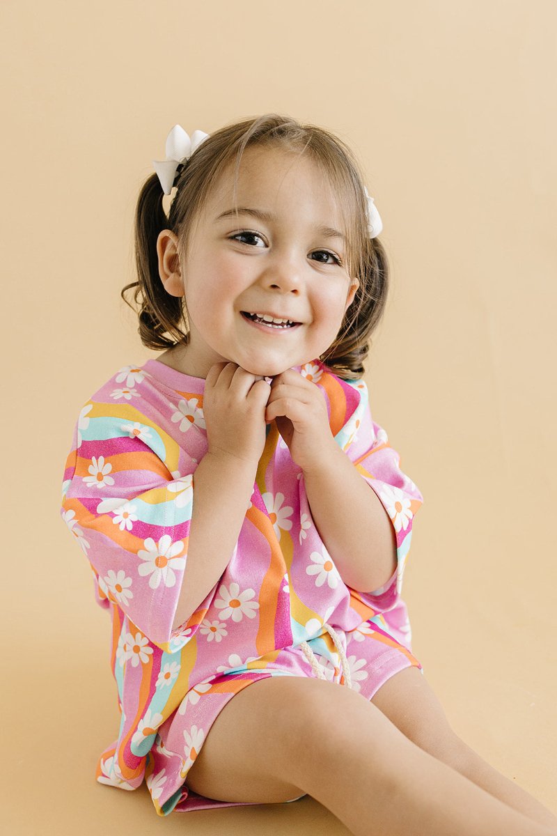 Shorts Set | Groovy Daisy - LITTLE RAD THINGS