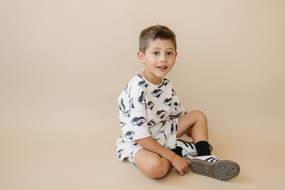 Shorts Set | Mom tattoo - LITTLE RAD THINGS