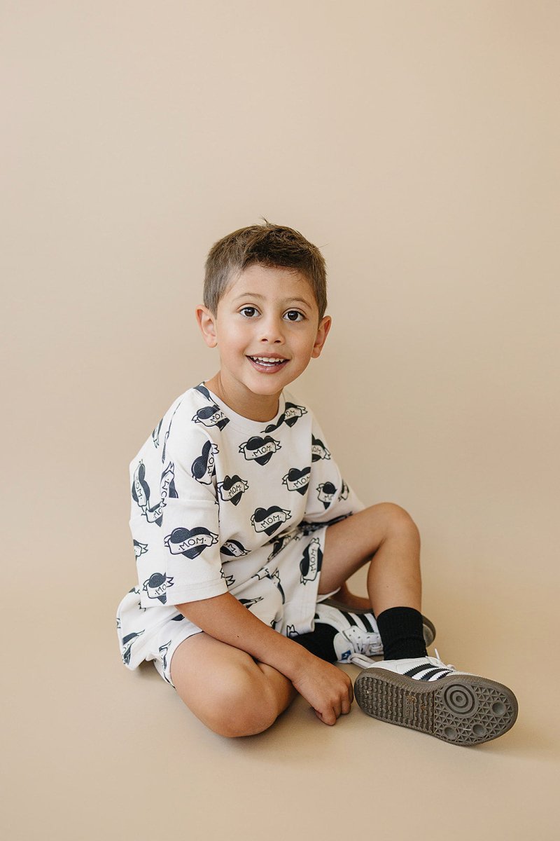 Shorts Set | Mom tattoo - LITTLE RAD THINGS