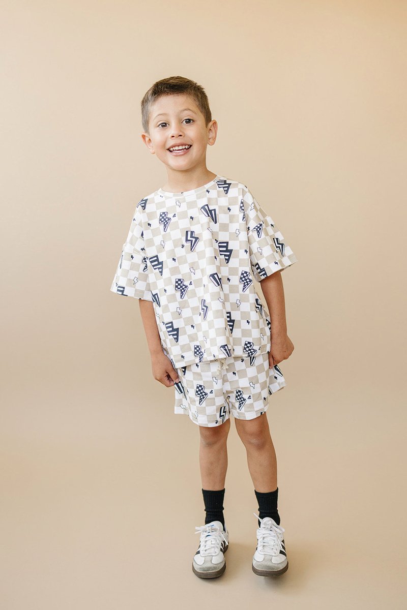 Shorts Set | Summer Bolts - LITTLE RAD THINGS