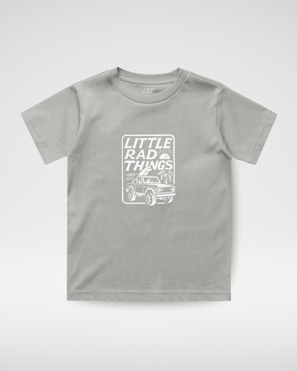 THE BRONCO LITTLE RAD THINGS TEE - ASH - LITTLE RAD THINGS