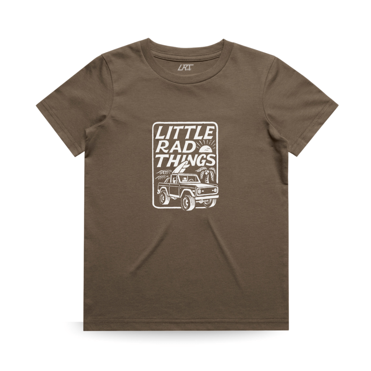 THE BRONCO LITTLE RAD THINGS TEE - BROWN - LITTLE RAD THINGS