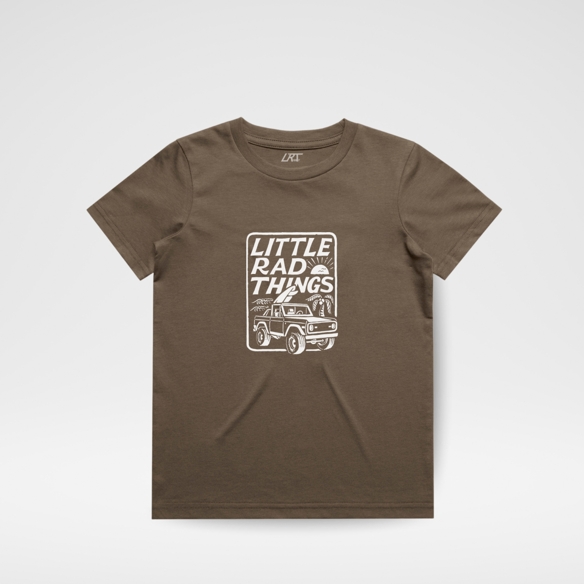 THE BRONCO LITTLE RAD THINGS TEE - BROWN - LITTLE RAD THINGS