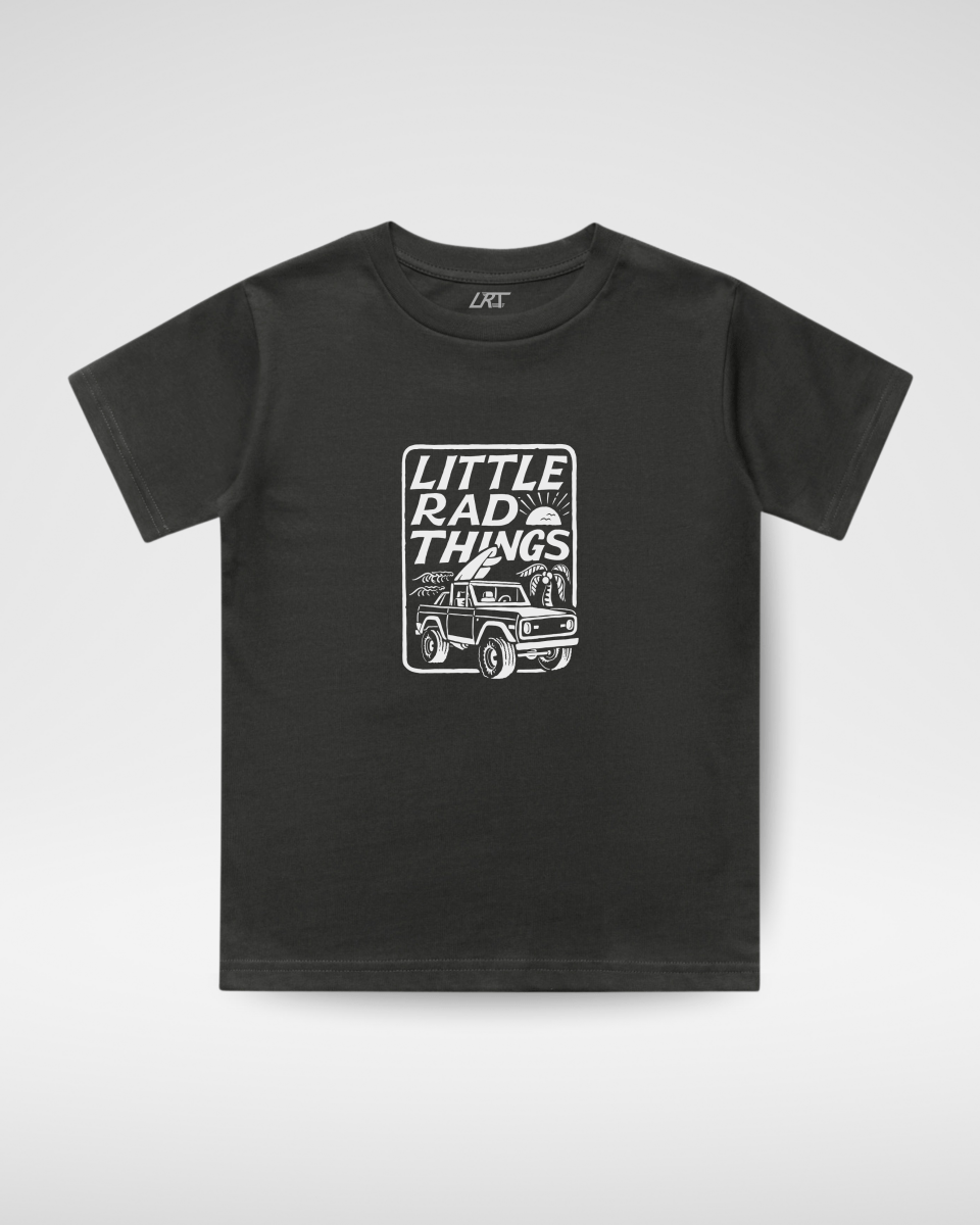 THE BRONCO LITTLE RAD THINGS TEE - COAL - LITTLE RAD THINGS