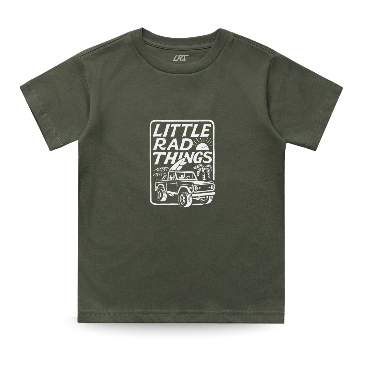 THE BRONCO LITTLE RAD THINGS TEE - OLIVE - LITTLE RAD THINGS