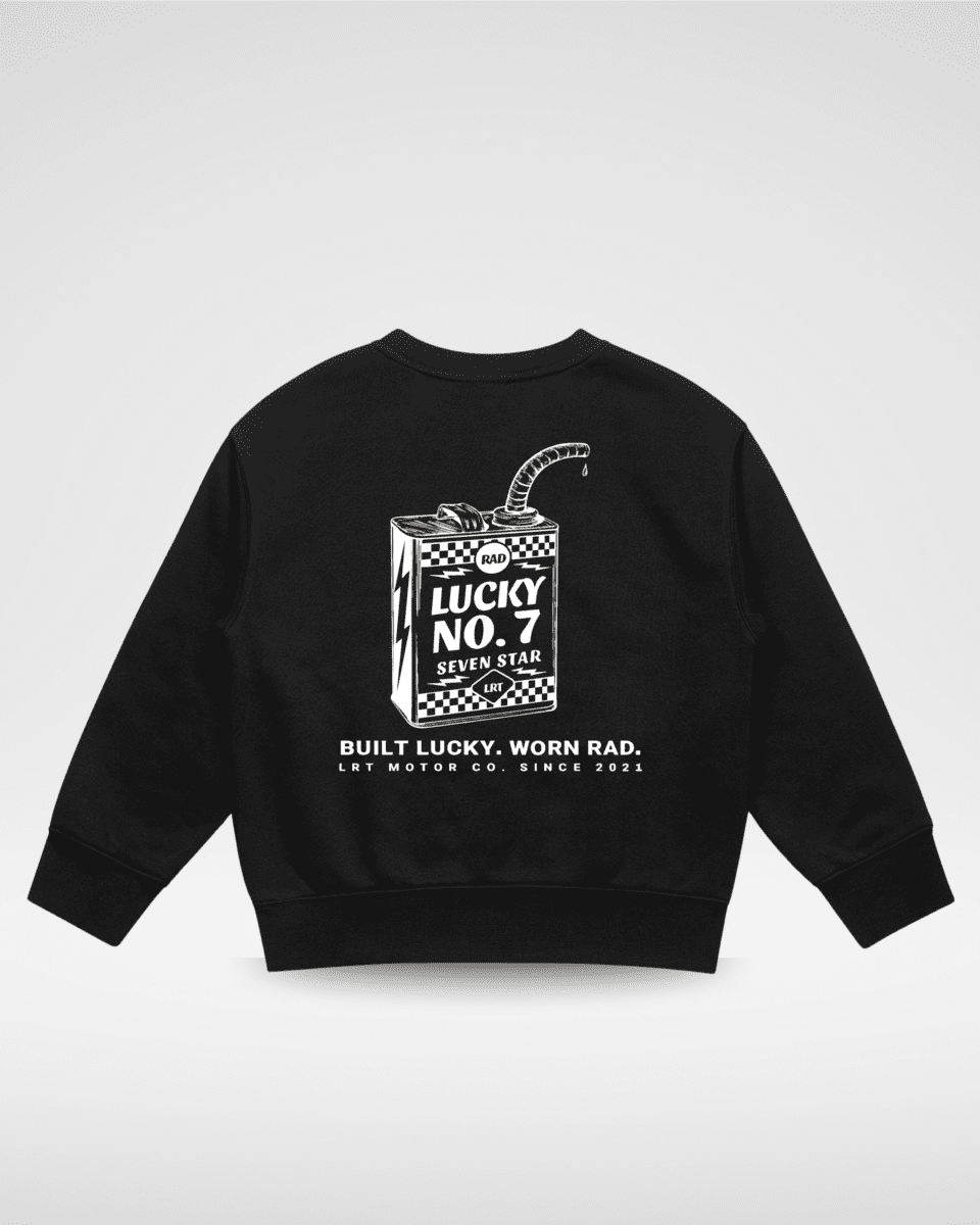 THE LUCKY NO. 7 - CREWNECK - LITTLE RAD THINGS