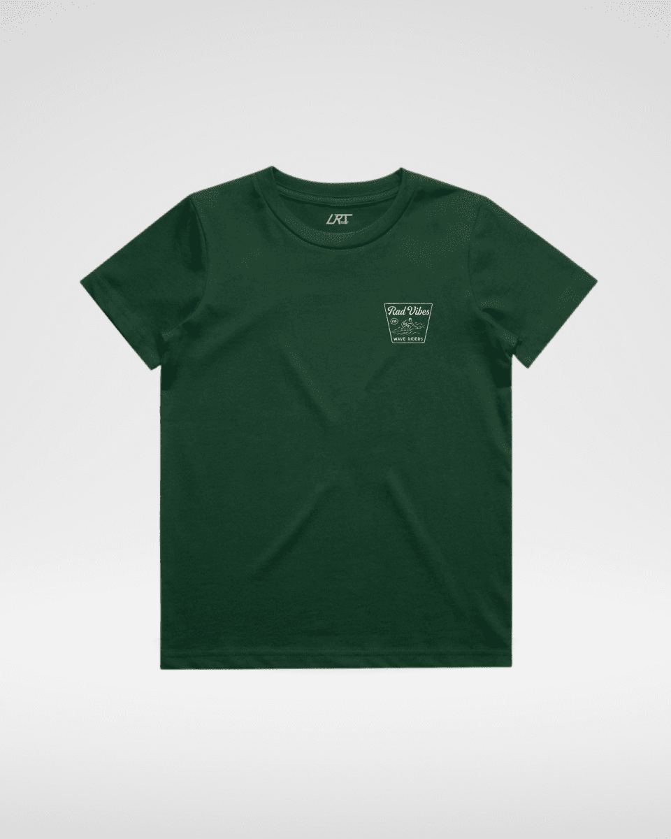 THE MAVERICKS TEE - LIMITED EDITION FOREST GREEN - LITTLE RAD THINGS