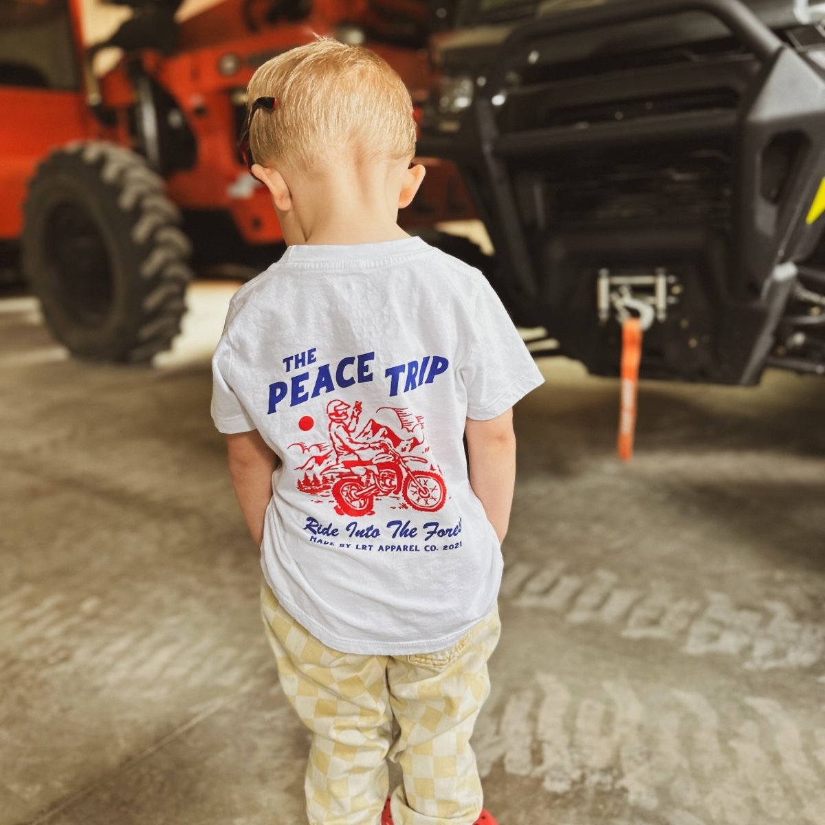 THE PEACE TRIP TEE - WHITE - LITTLE RAD THINGS
