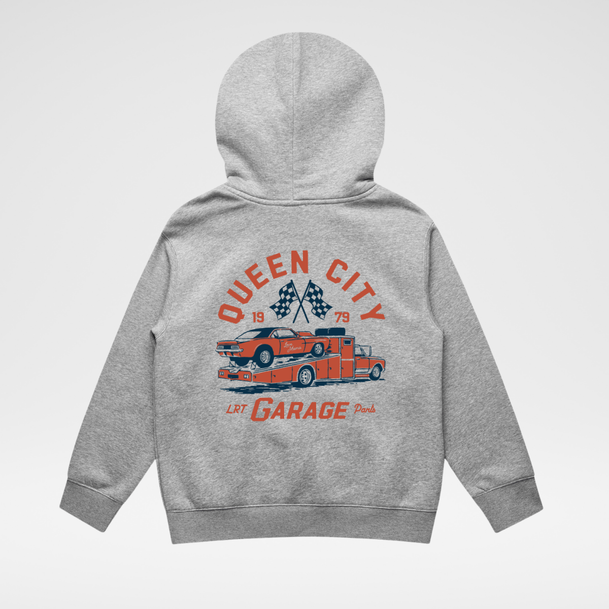 THE QUEEN CITY HOODIE - RECYCLED HEATHER GRAY - LITTLE RAD THINGS