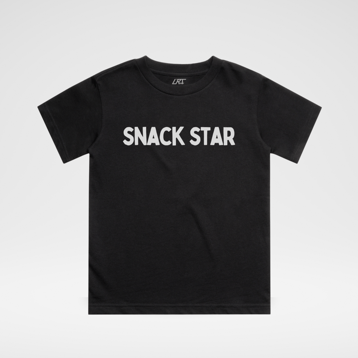 THE SNACK STAR TEE - BLACK - LITTLE RAD THINGS