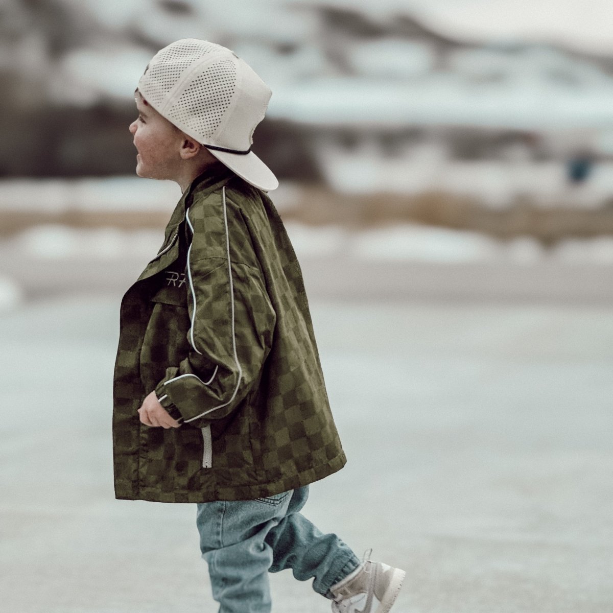 THE STORM RIDER WATERPROOF JACKET - ARMY GREEN - LITTLE RAD THINGS