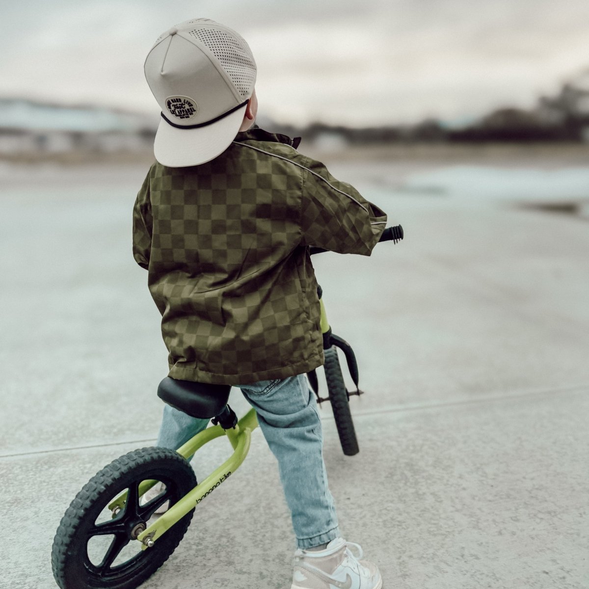 THE STORM RIDER WATERPROOF JACKET - ARMY GREEN - LITTLE RAD THINGS