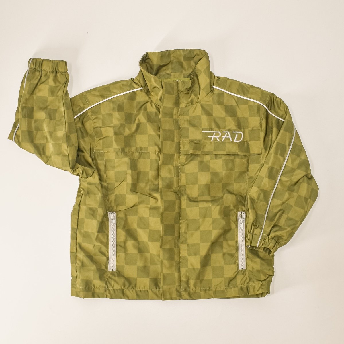 THE STORM RIDER WATERPROOF JACKET - ARMY GREEN - LITTLE RAD THINGS
