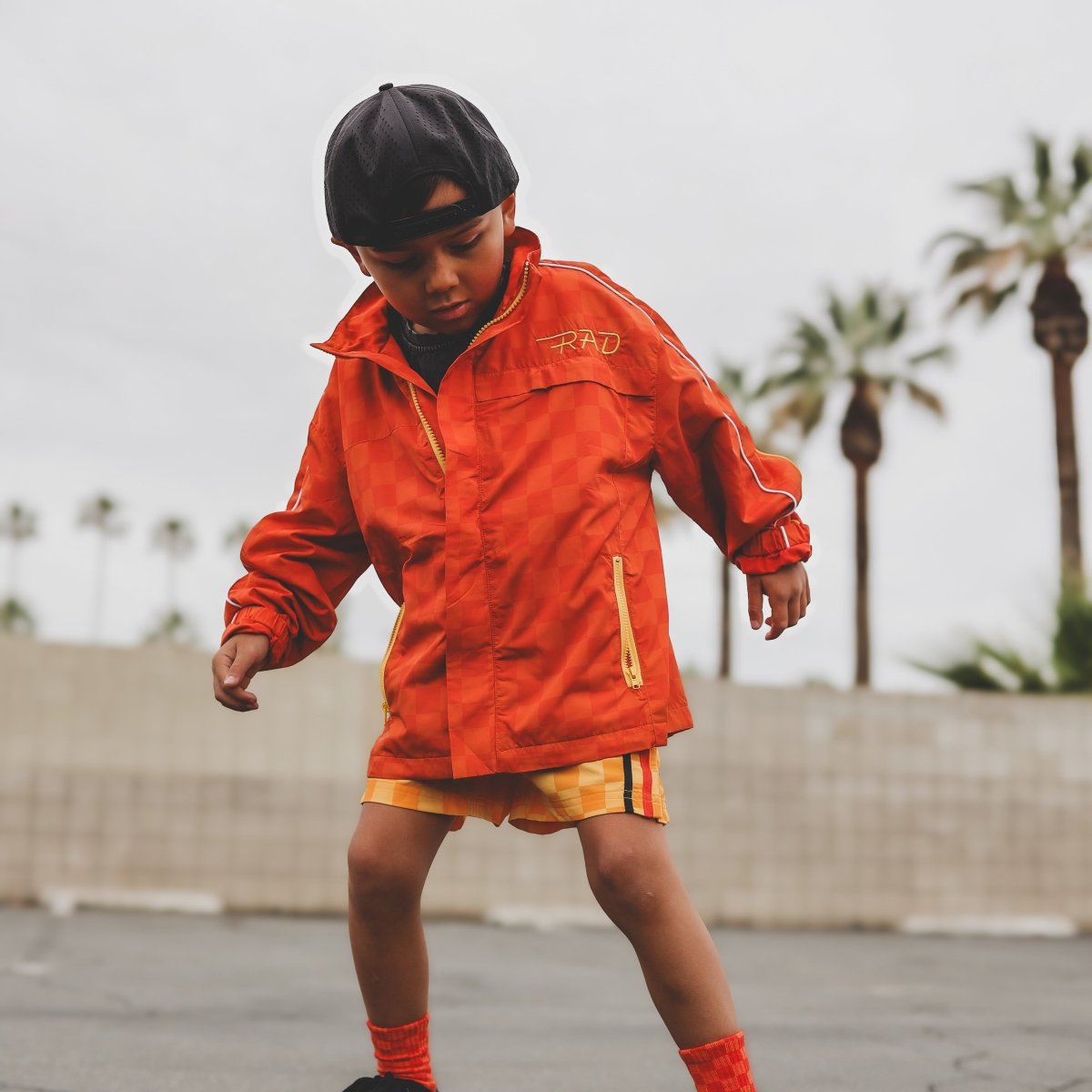 THE STORM RIDER WATERPROOF JACKET - RED - LITTLE RAD THINGS