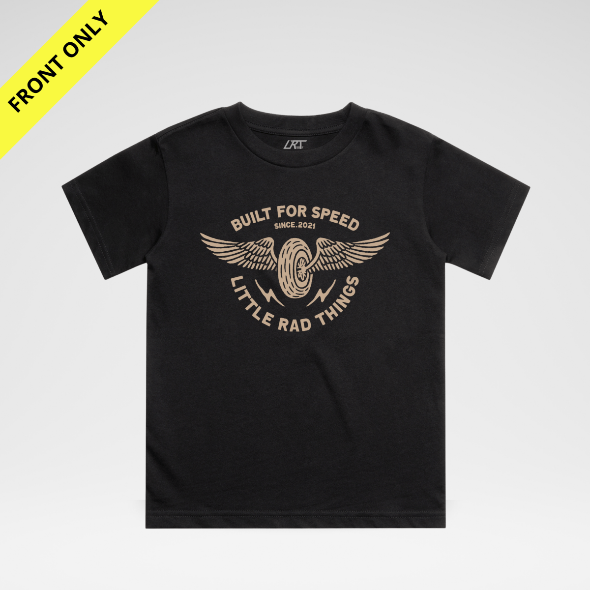 THE WINGED MECHANIC TEE - FRONT ONLY - LITTLE RAD THINGS