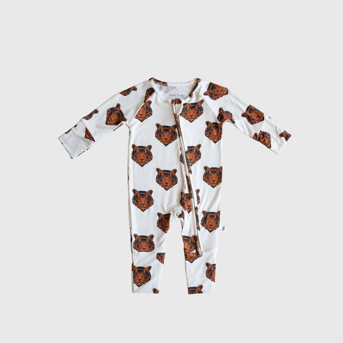 Bamboo Zip Pajamas | Tigers