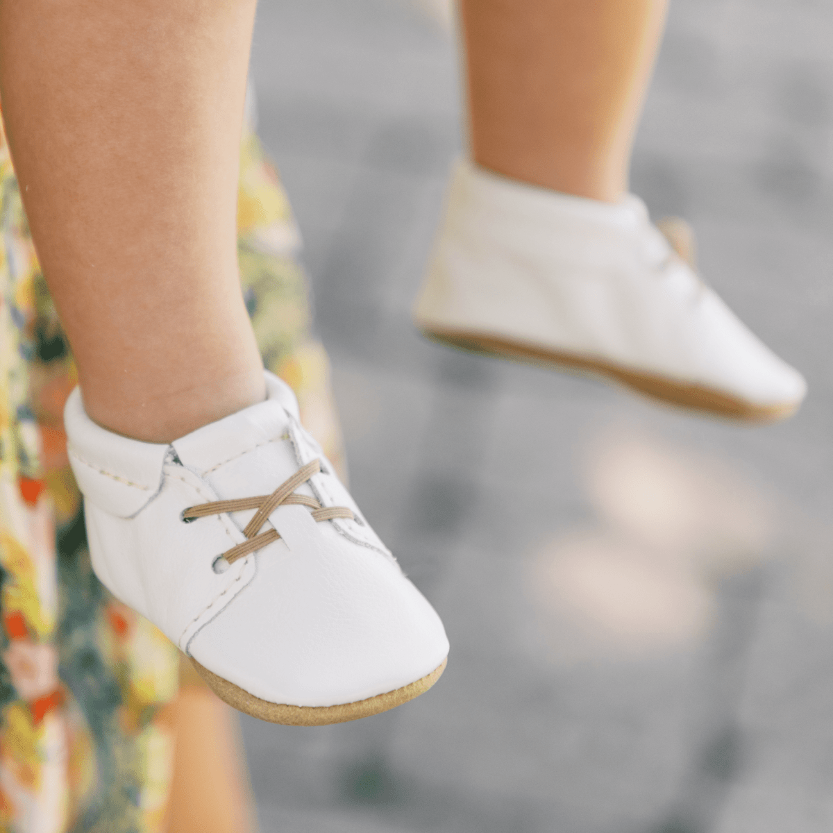 Toasted Bright White Oxford Baby Shoe - LITTLE RAD THINGS