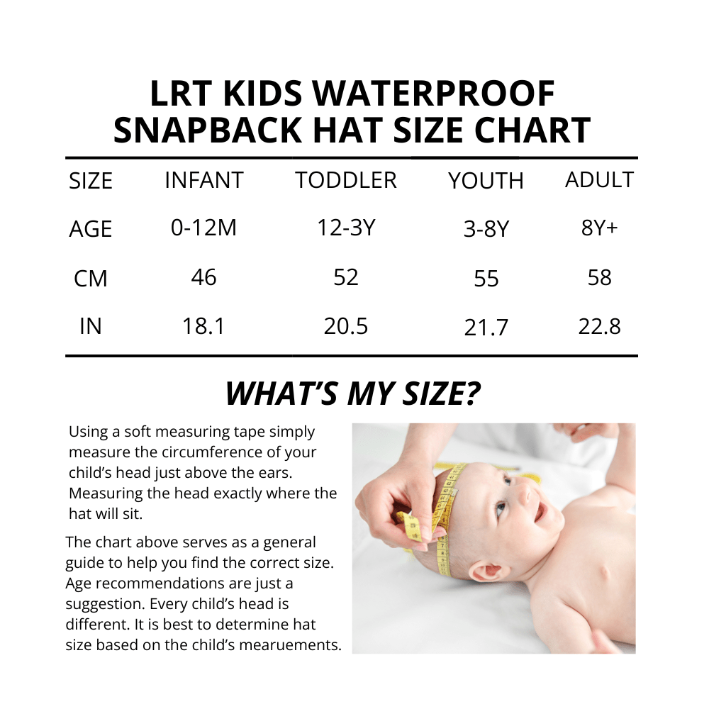 WATERPROOF LRT ADVENTURE SNAPBACK HAT - PEWTER - LITTLE RAD THINGS