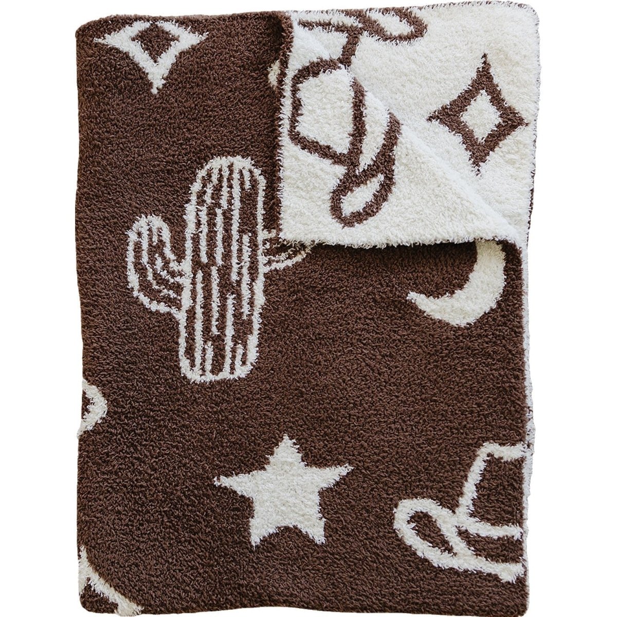 Western Plush Blanket - LITTLE RAD THINGS